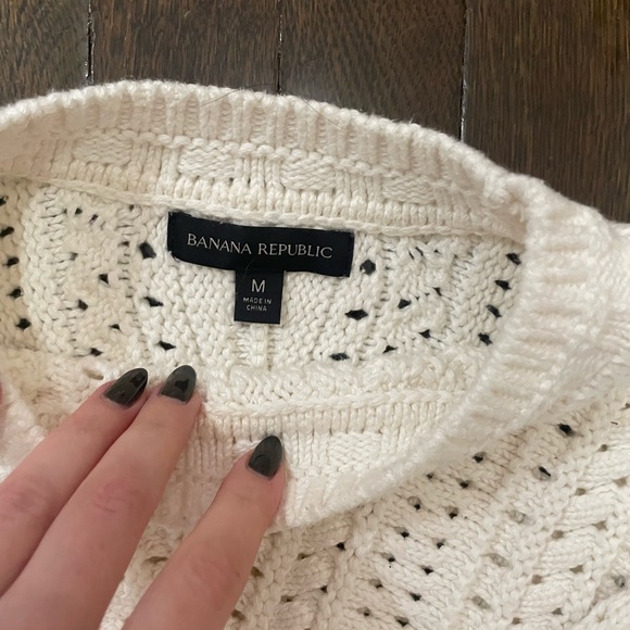 Banana Republic Lexia Cropped Cotton Sweater - Picture 6 of 8